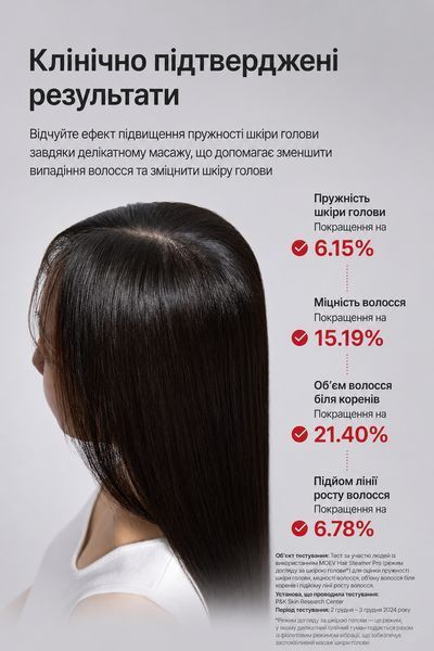 Паровий пристрій-гребінець для волосся MOEV Hair Steamer Pro 3143218221 фото