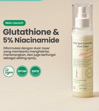 Освітлюючий тонер з ніацинамідом та глутатіоном AXIS-Y Dark Spot Correcting Glow Toner 125ml 2455307469 фото