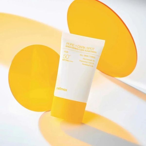 Осветляющий солнцезащитный крем Celimax PORE+DARK SPOT BRIGHTENING CARE SUNSCREEN SPF50+ PA++++, 50 мл 3038898174 фото