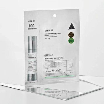 Двоетапна зміцнювальна тканинна маска VT Cosmetics Mild Reedle Shot 100 2 Step Mask 2748189021 фото