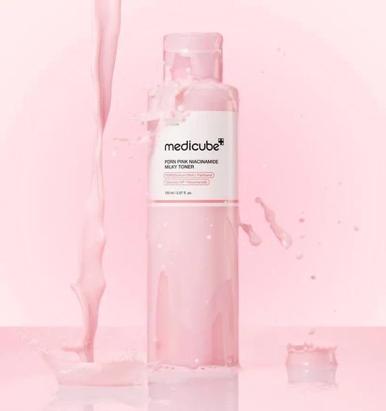 Молочный тонер с полинуклеотидами и пептидами Medicube PDRN Pink Niacinamide Milky Toner 150 ml 2789255697 фото