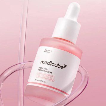 Відновлювальна антивікова сироватка з полінуклеотидами та пептидами Medicube PDRN Pink Peptide Serum 30 мл 2623472247 фото