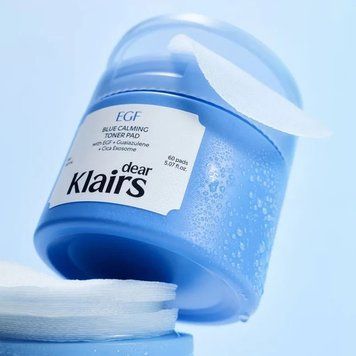 Заспокійливі тонізуючі пади DEAR, KLAIRS EGF Blue Calming Toner Pad 60 шт 2768058294 фото