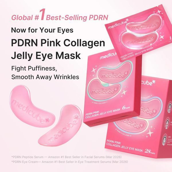 Гидрогелевые патчи для кожи вокруг глаз с PDRN и коллагеном Medicube PDRN Pink Collagen Jelly Eye Mask, 1 пара 3188550635 фото