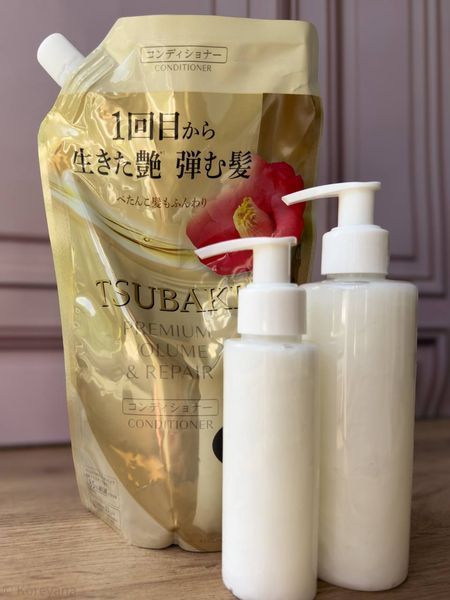 Кондиционер для восстановления и объема волос Tsubaki Premium Volume & Repair Hair Conditioner 200 ml 4550516488138 фото