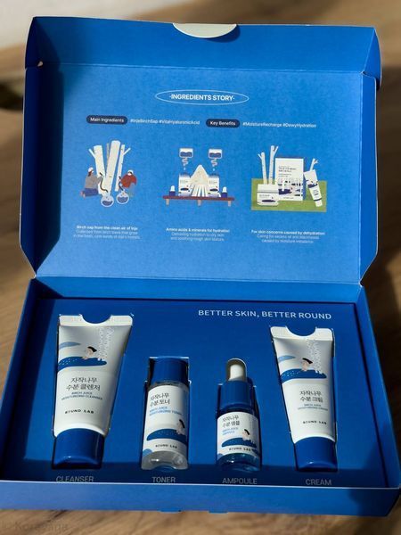 Набір для обличчя з березовим соком Round Lab Birch Juice Trial Kit 80 ml 2455307467 фото