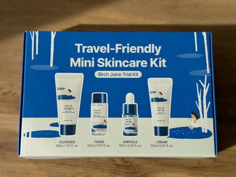 Набір для обличчя з березовим соком Round Lab Birch Juice Trial Kit 80 ml 2455307467 фото